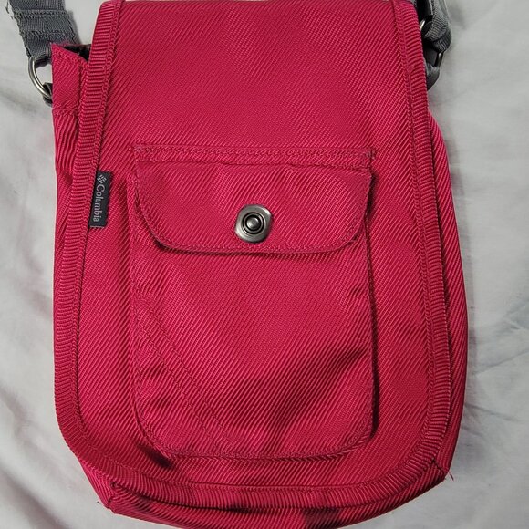 Columbia Azza Womens Pink Small Messenger Bag Casual Travel School Work - Picture 3 of 10